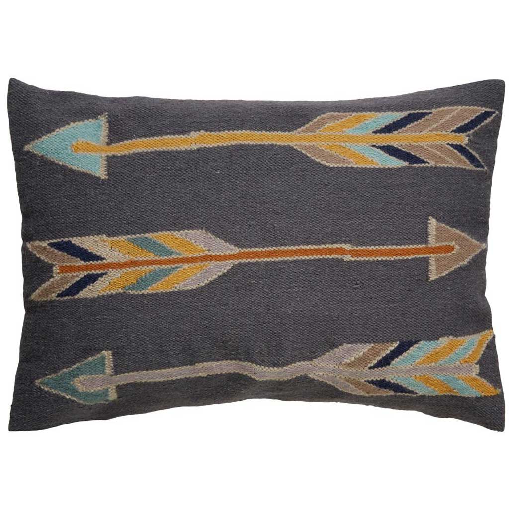 En Casa Encasa14 Gray/Yellow Pillow