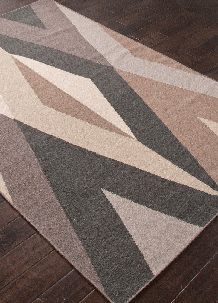 En Casa Bridges Dark Ivory/Black Ink Area Rug