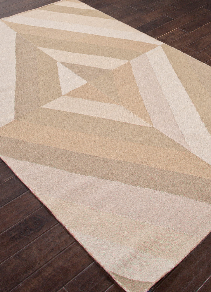 En Casa Tunnel Sand/White Area Rug