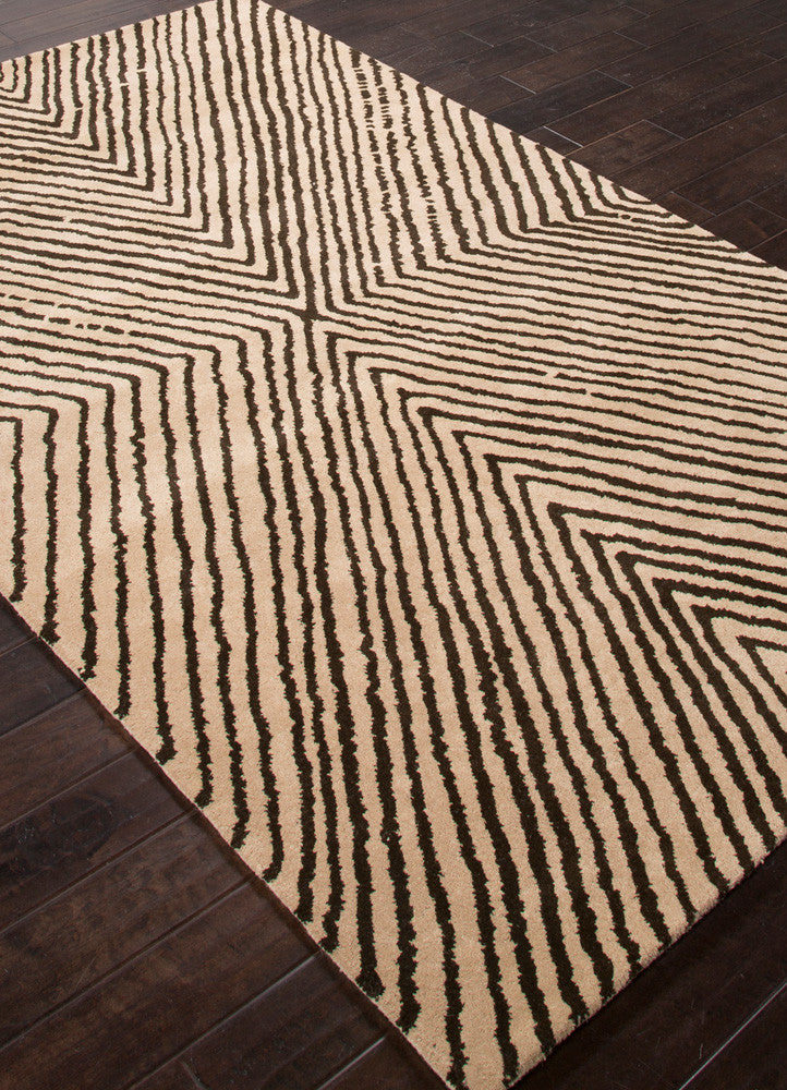 En Casa Concentric Sand/Deep Charcoal Area Rug