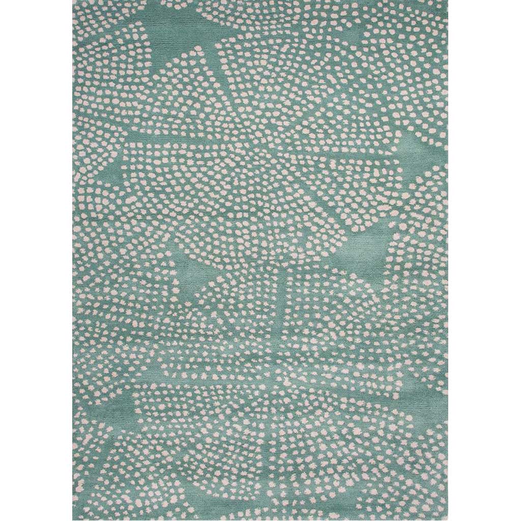 En Casa Stipple Flower Aruba Blue/Antique White Area Rug