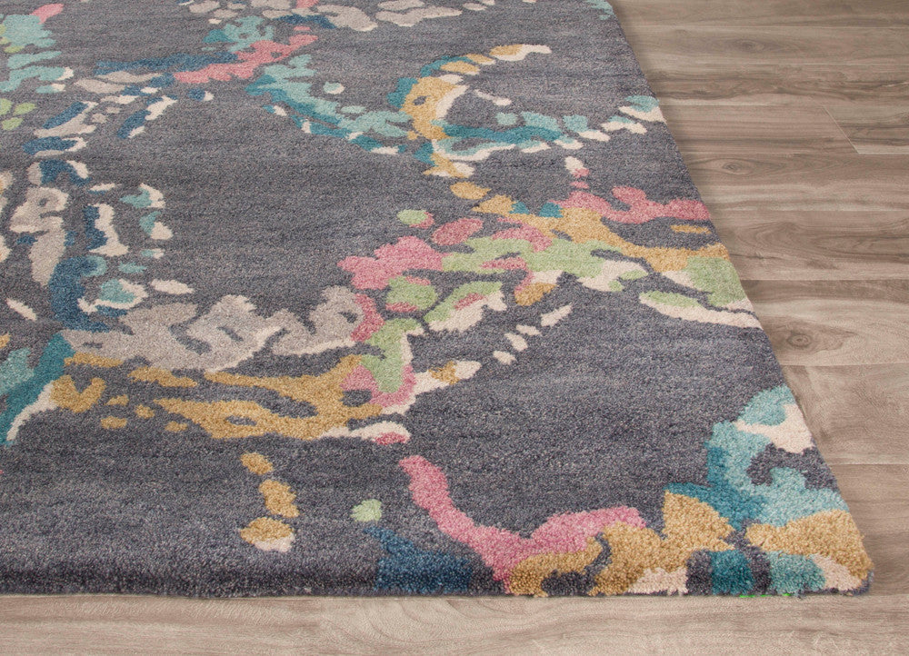 En Casa Troy Dark Gray/Multi Area Rug