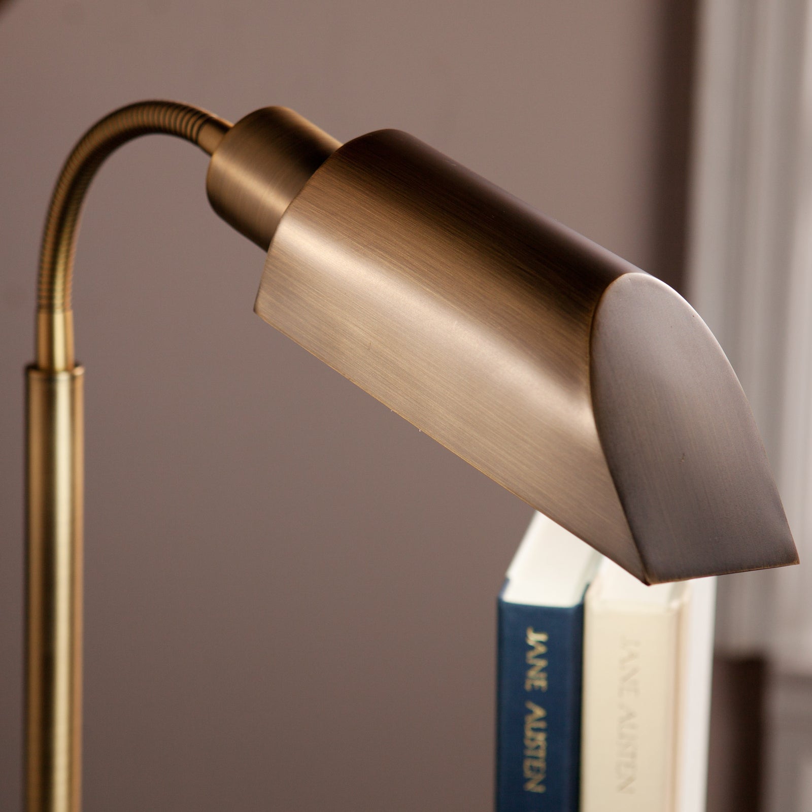 Author Table Lamp Honey Brass
