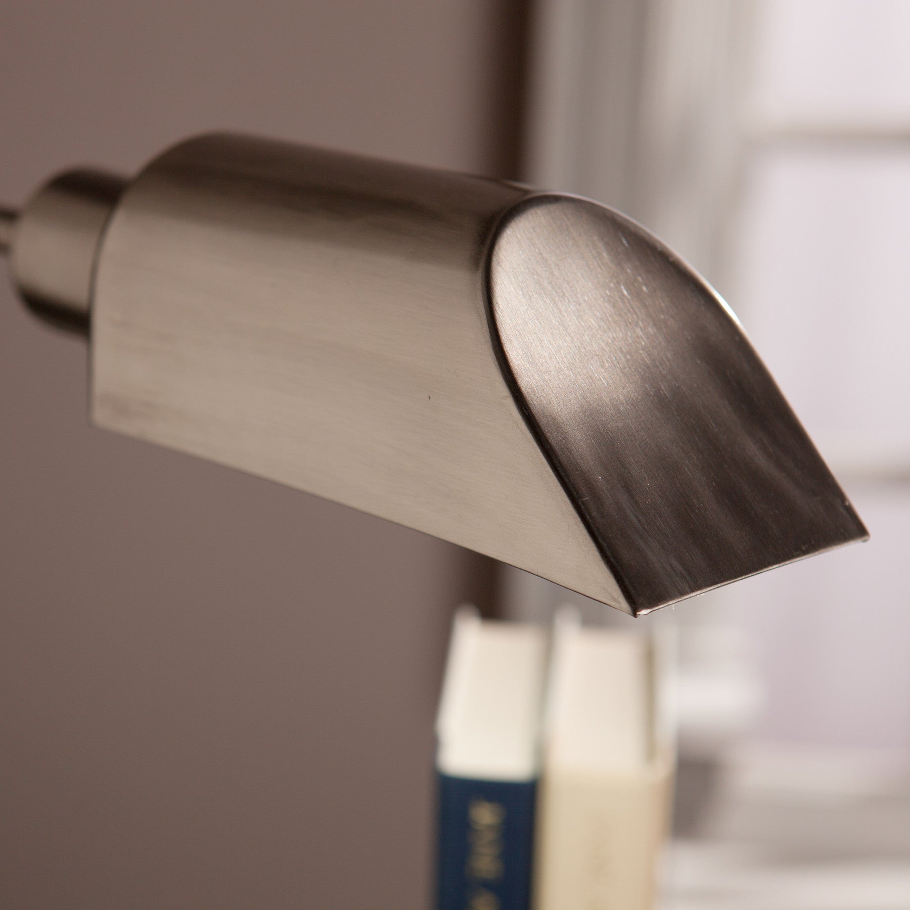 Author Table Lamp Brushed Nickel