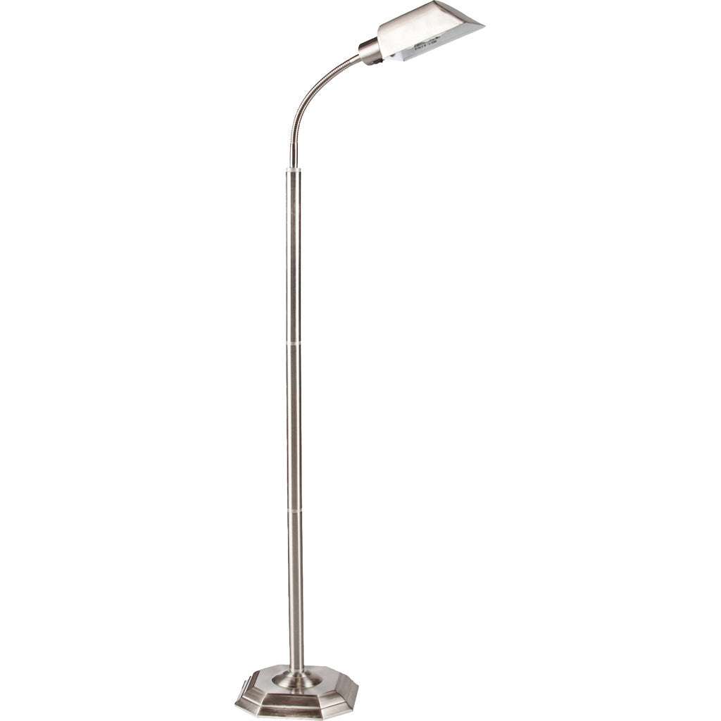 Author Floor Lamp Brushed Nickel