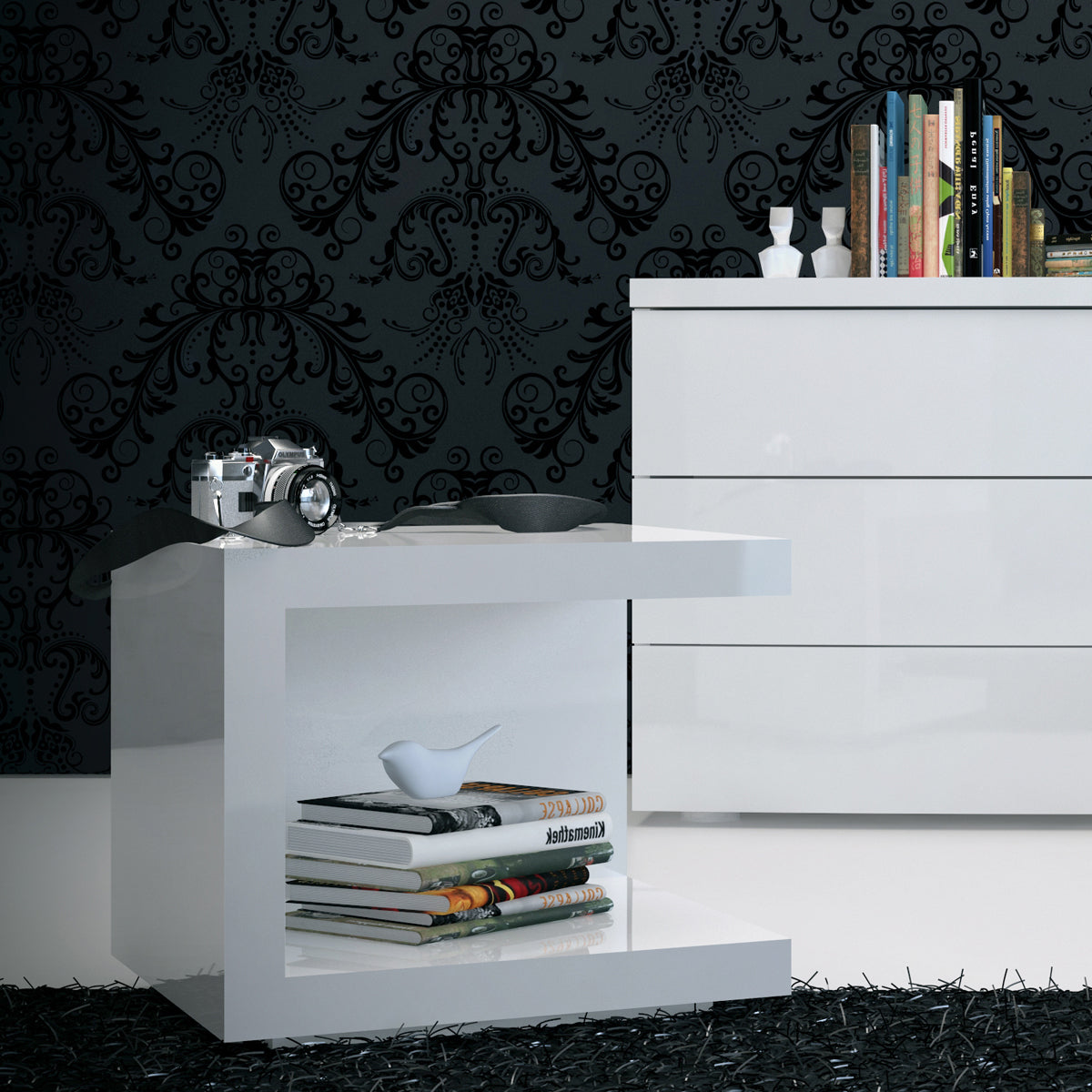 Ludlow Nightstand White