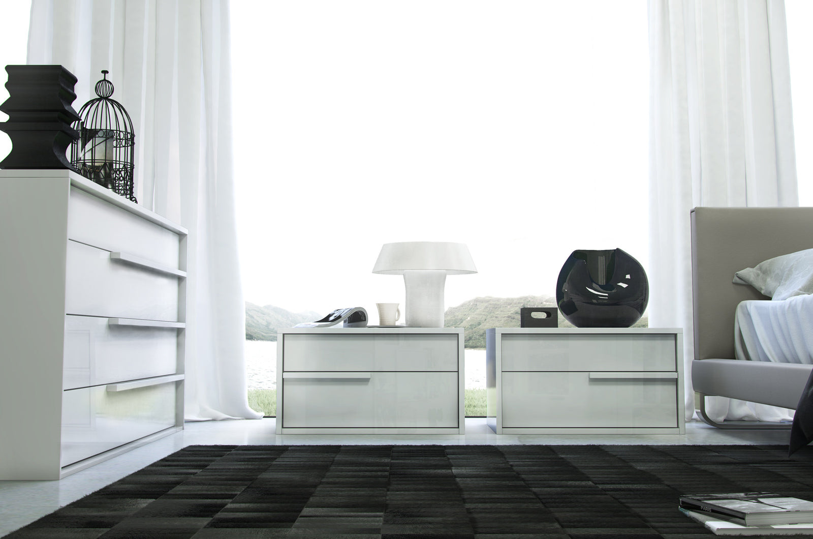 Jane Nightstand White