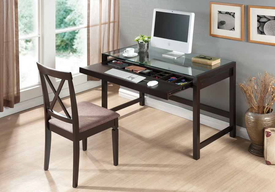 Ide Modern Glass Desk