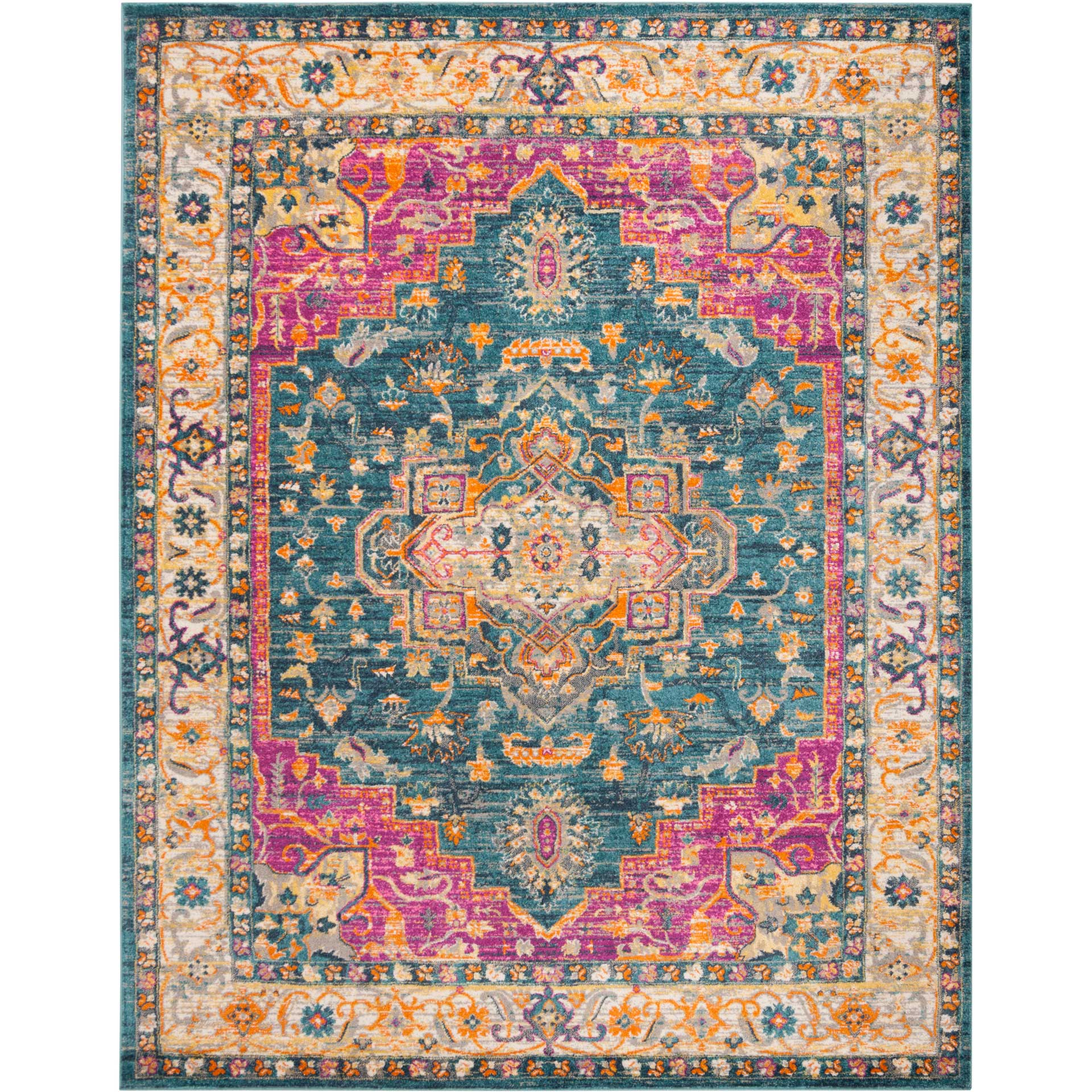 Madison Blue/Multi Area Rug - Froy.com