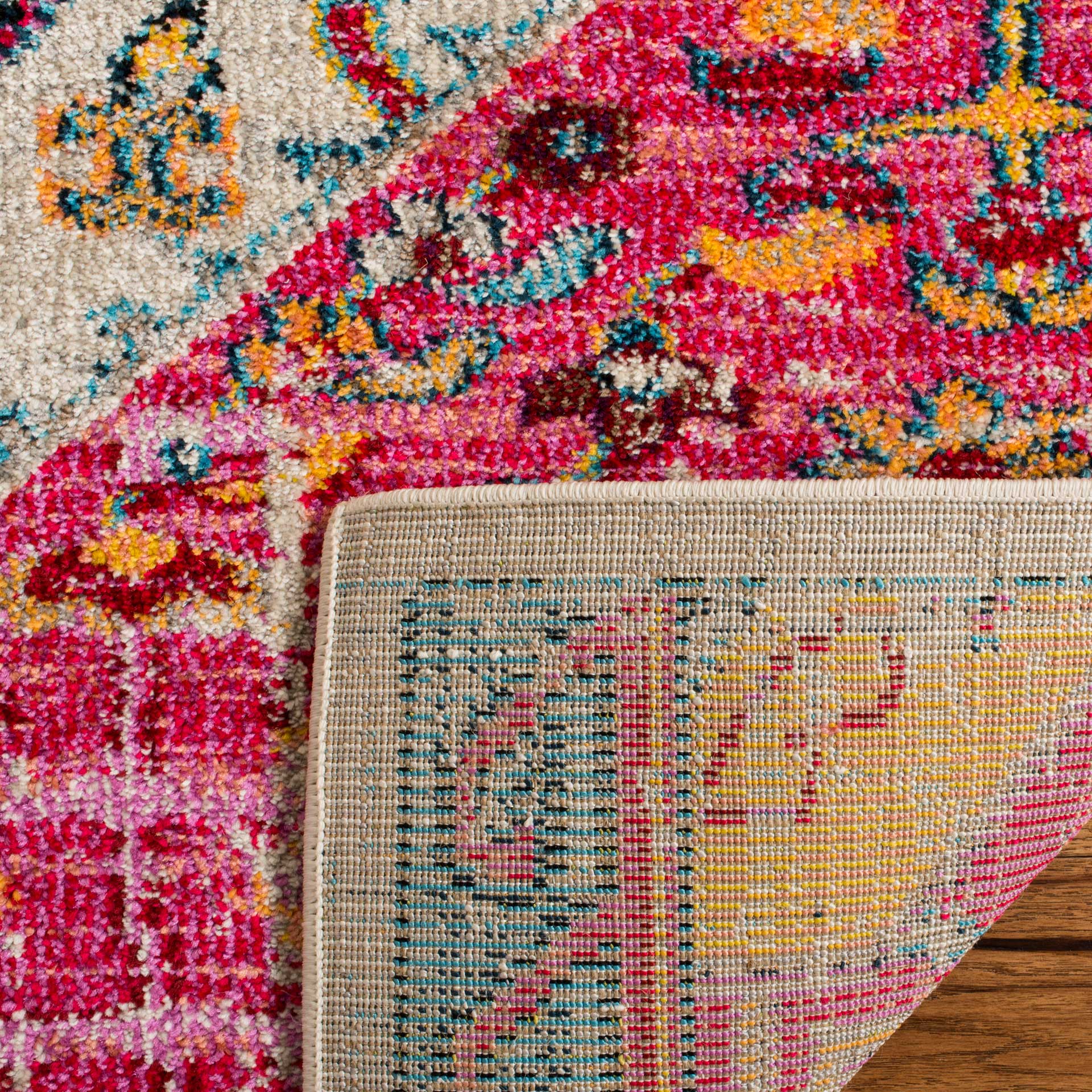 Madison Cream/Pink Area Rug - Froy.com