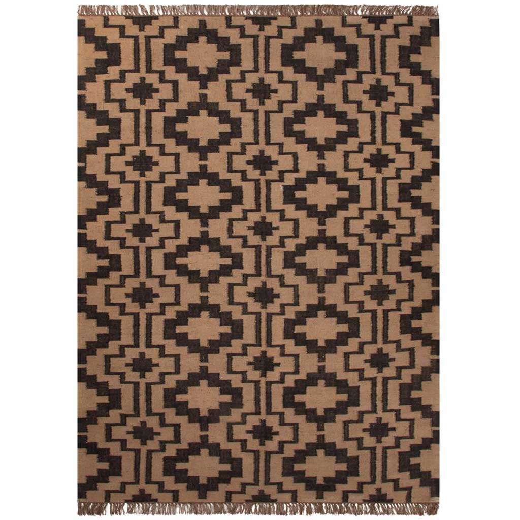 Manor Reo Black/Tan Area Rug