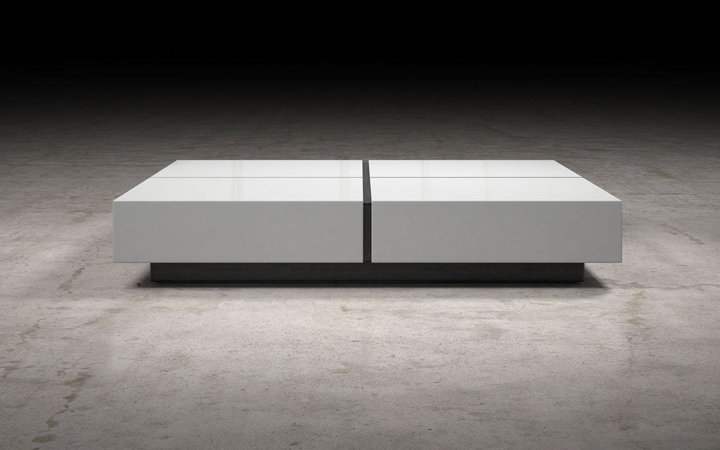Dean Coffee Table White Lacquer