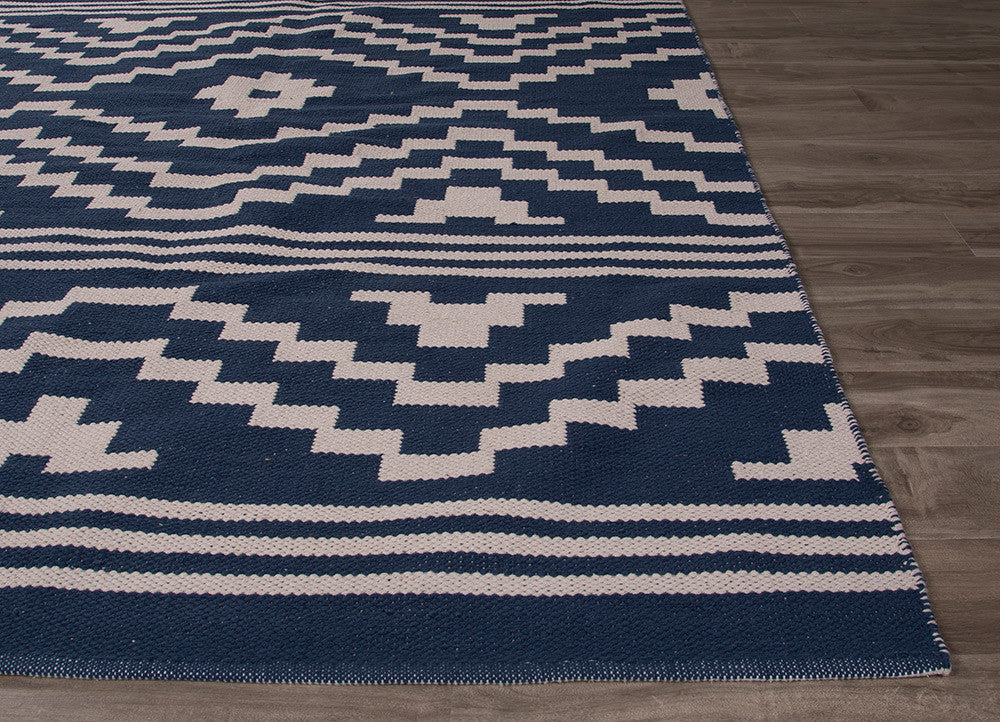 Traditions Patagonia Dark Denim/Silver Green Area Rug