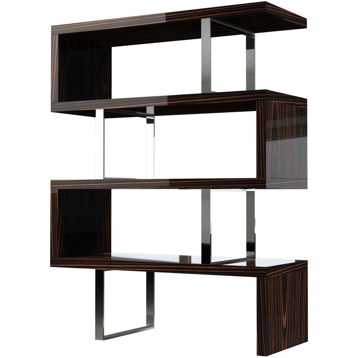 Pearl Bookcase Cathedral Ebony Lacquer
