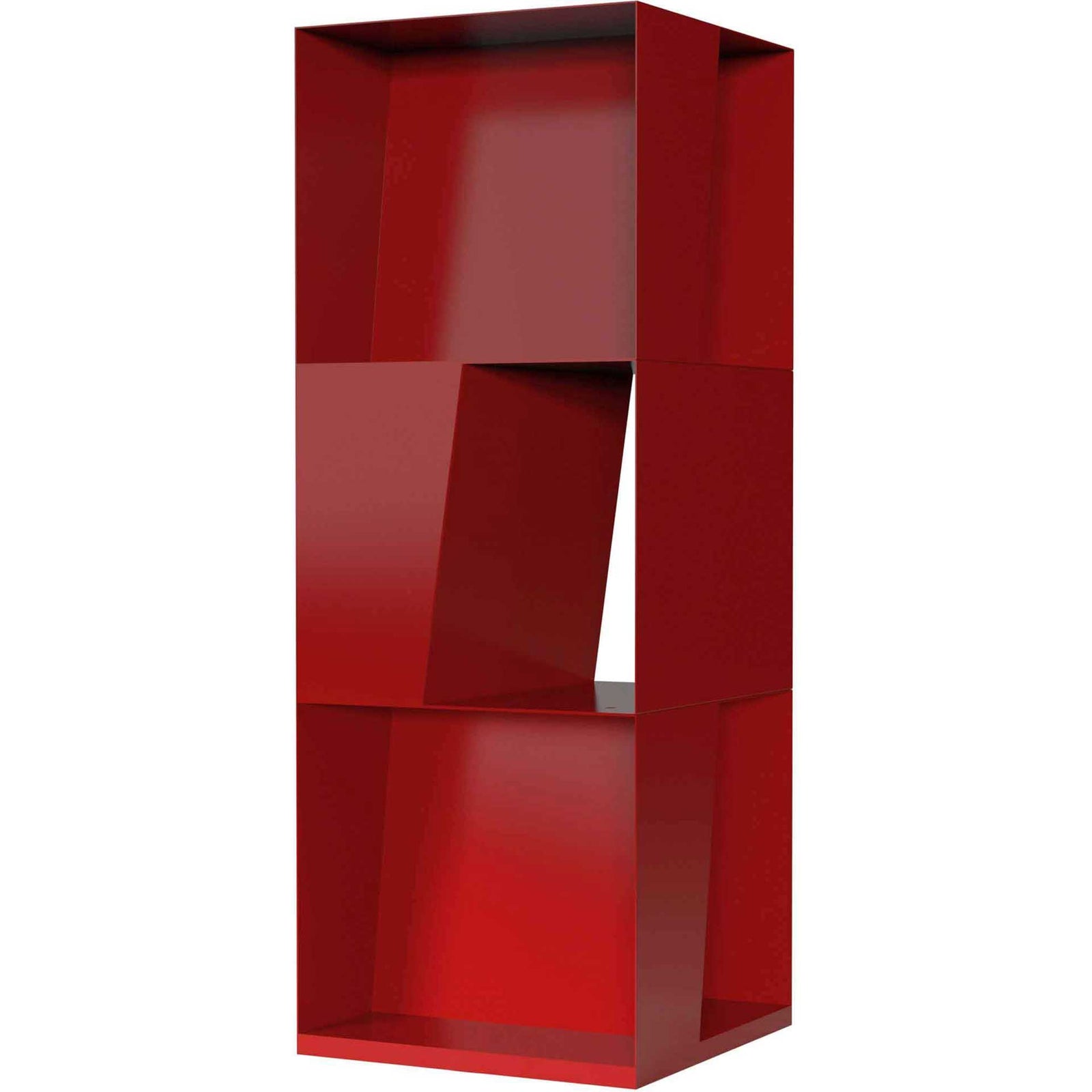 Bond Bookcase Chili Pepper Powdercoat