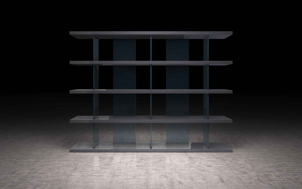 Beekman Bookcase Asphalt Lacquer