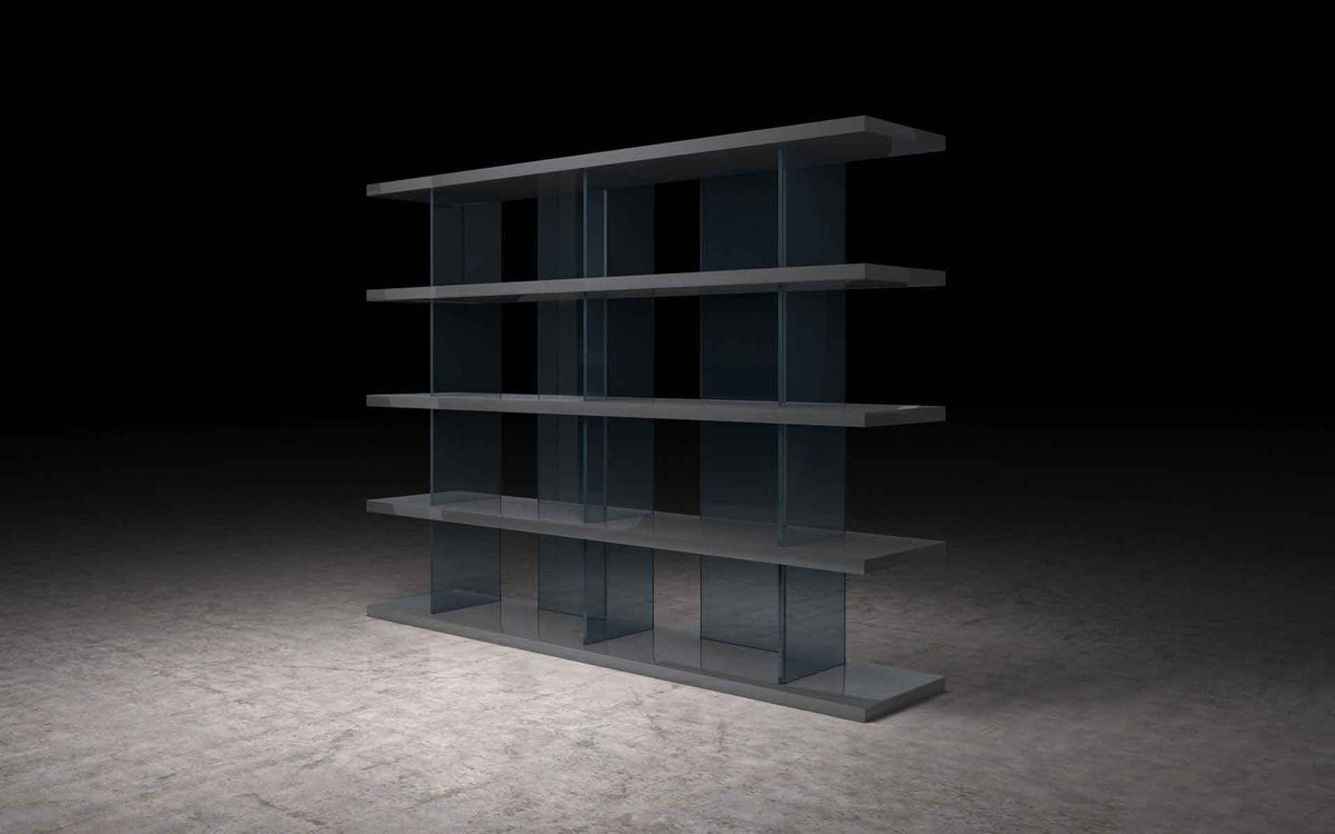 Beekman Bookcase Asphalt Lacquer