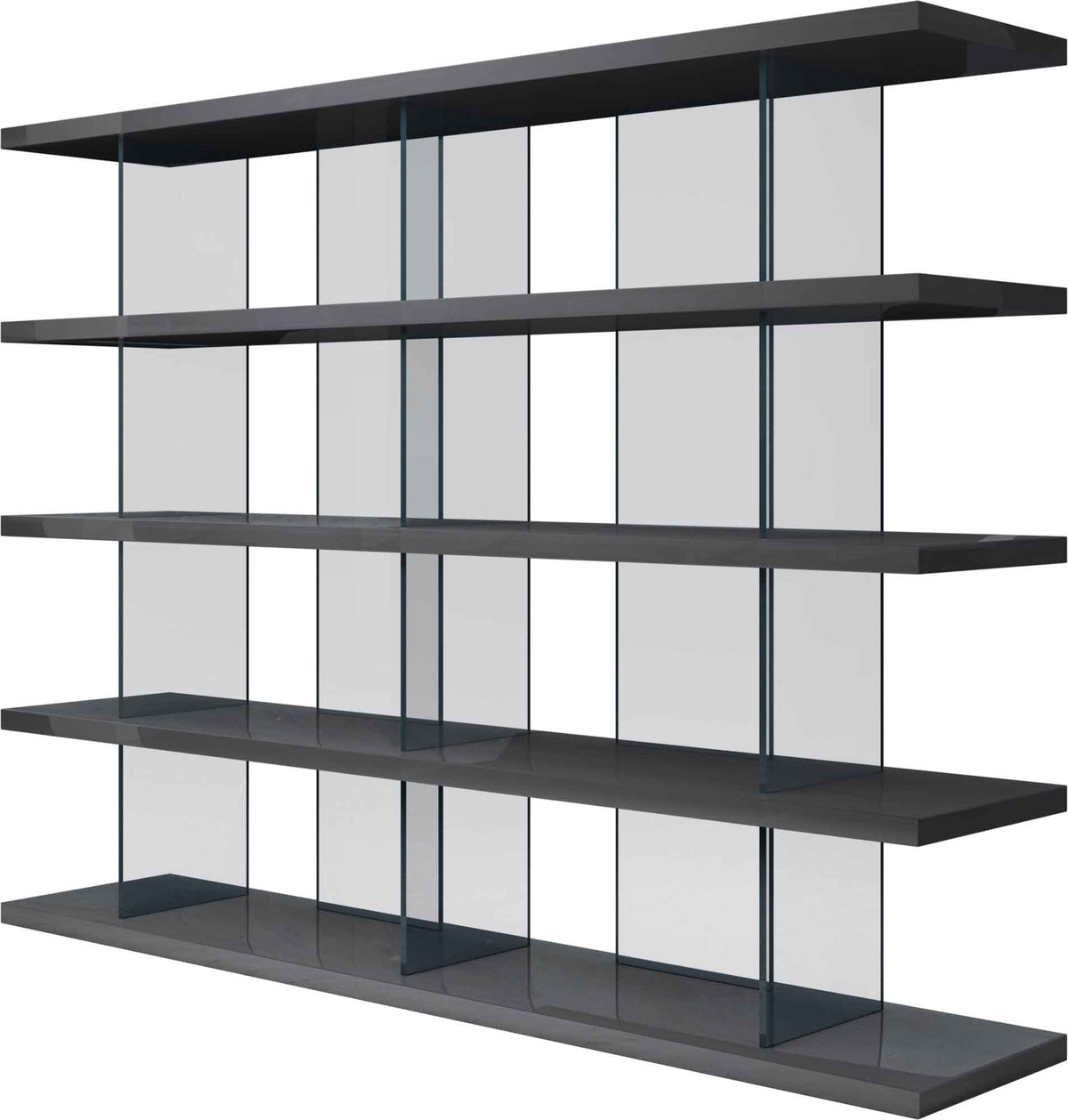 Beekman Bookcase Asphalt Lacquer