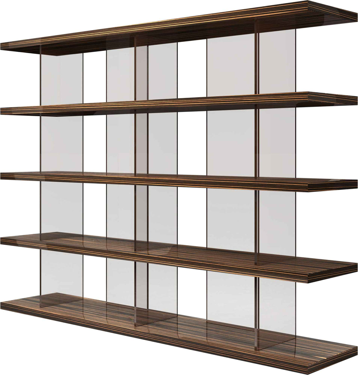 Beekman Bookcase Cathedral Ebony Lacquer