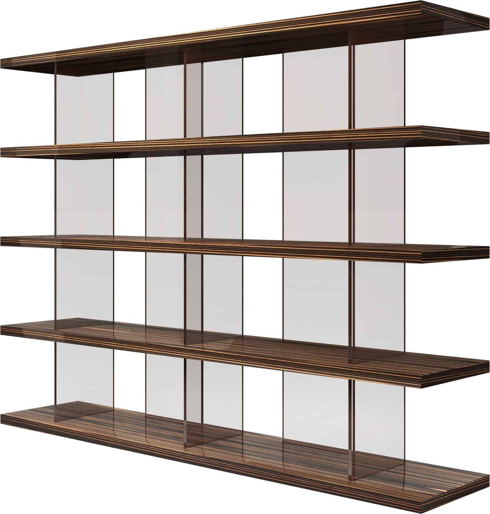 Beekman Bookcase Cathedral Ebony Lacquer