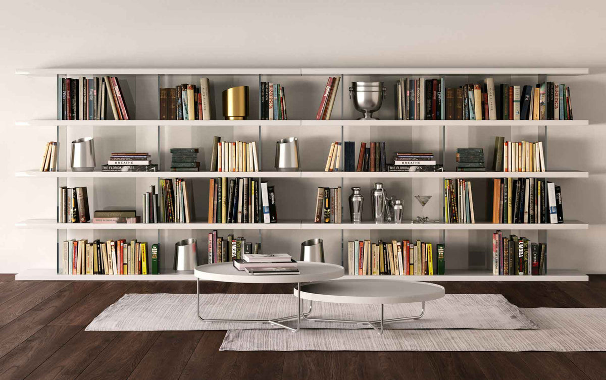 Beekman Bookcase White Lacquer