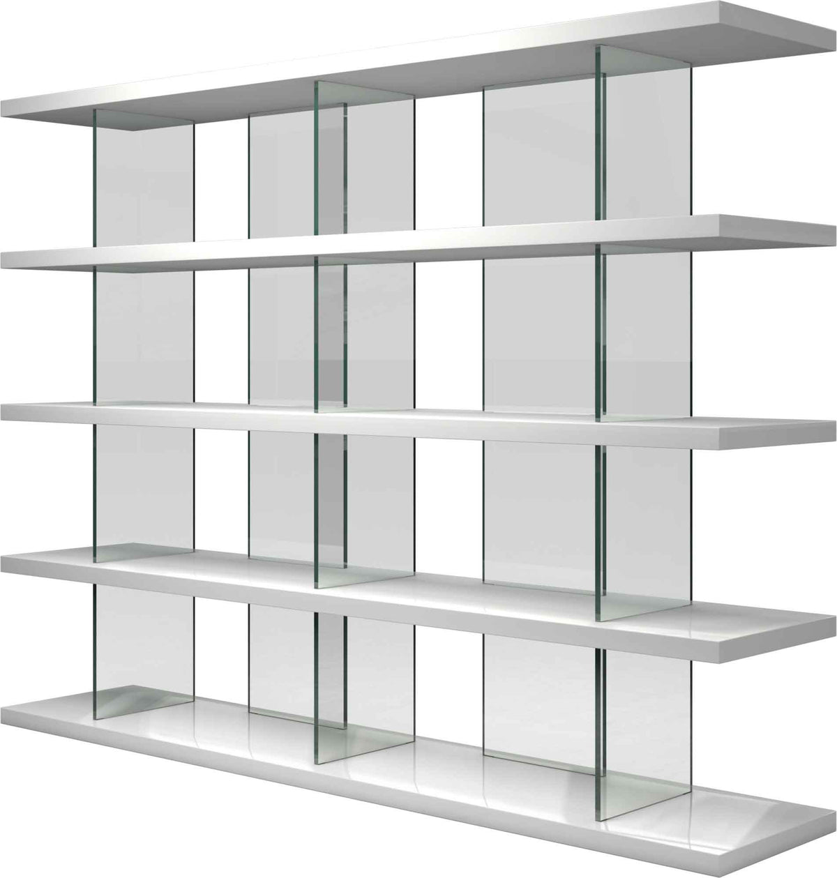Beekman Bookcase White Lacquer