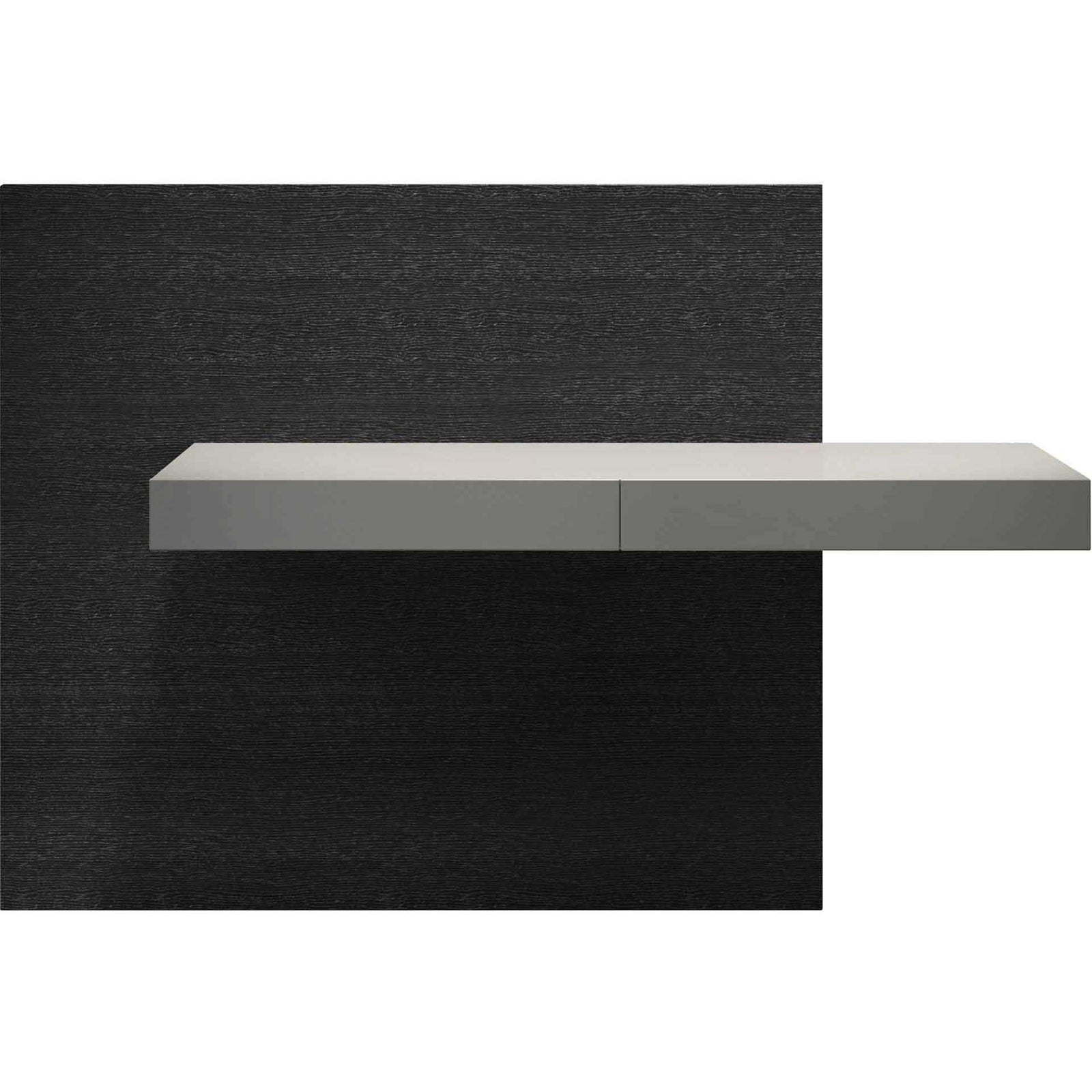 Walker Desk Steeple Gray/Gray Oak Back