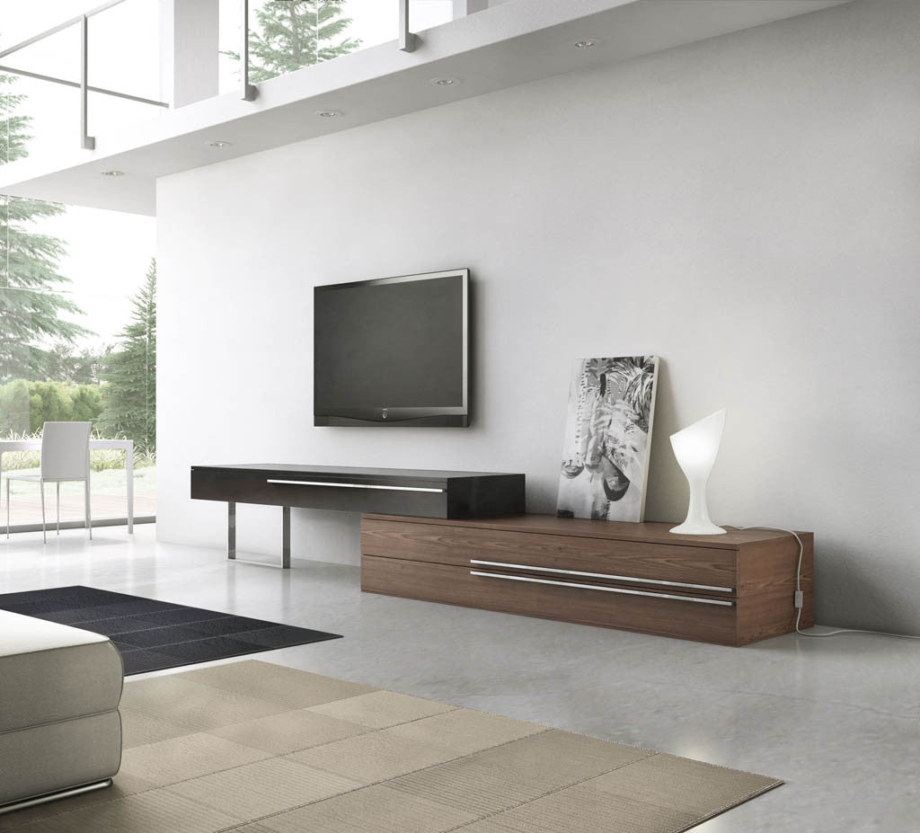 Gramercy Media Console Walnut/Black