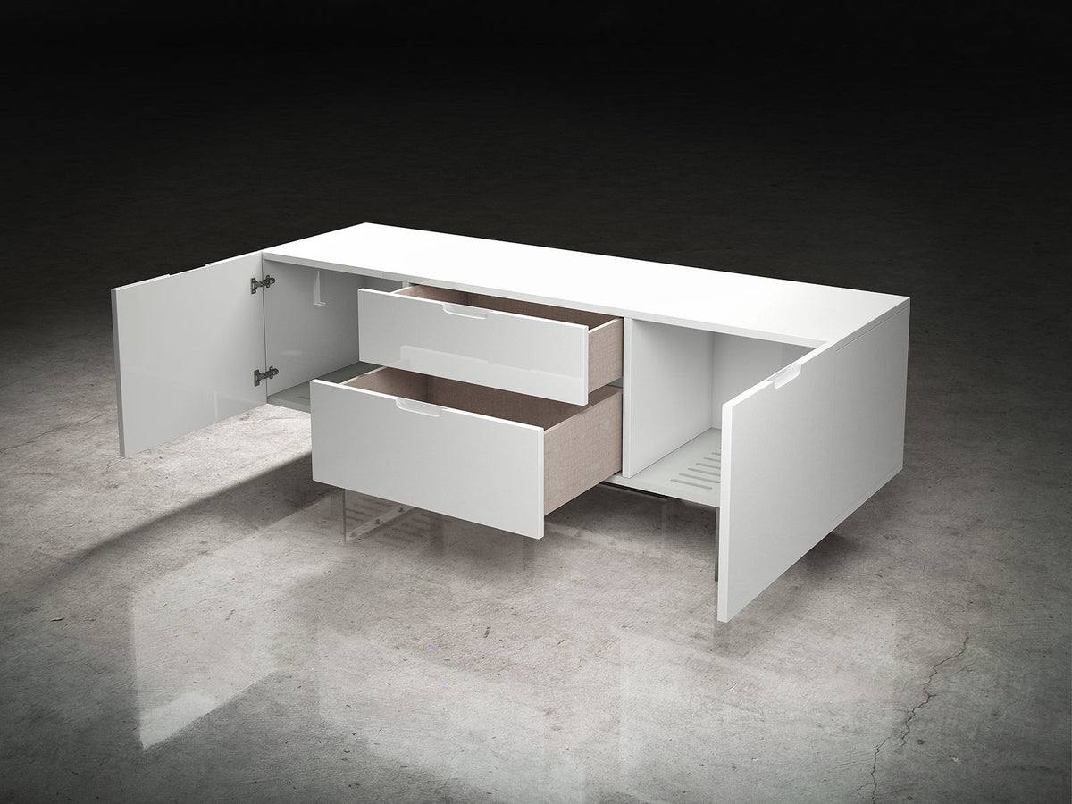 Eldridge Media Cabinet White