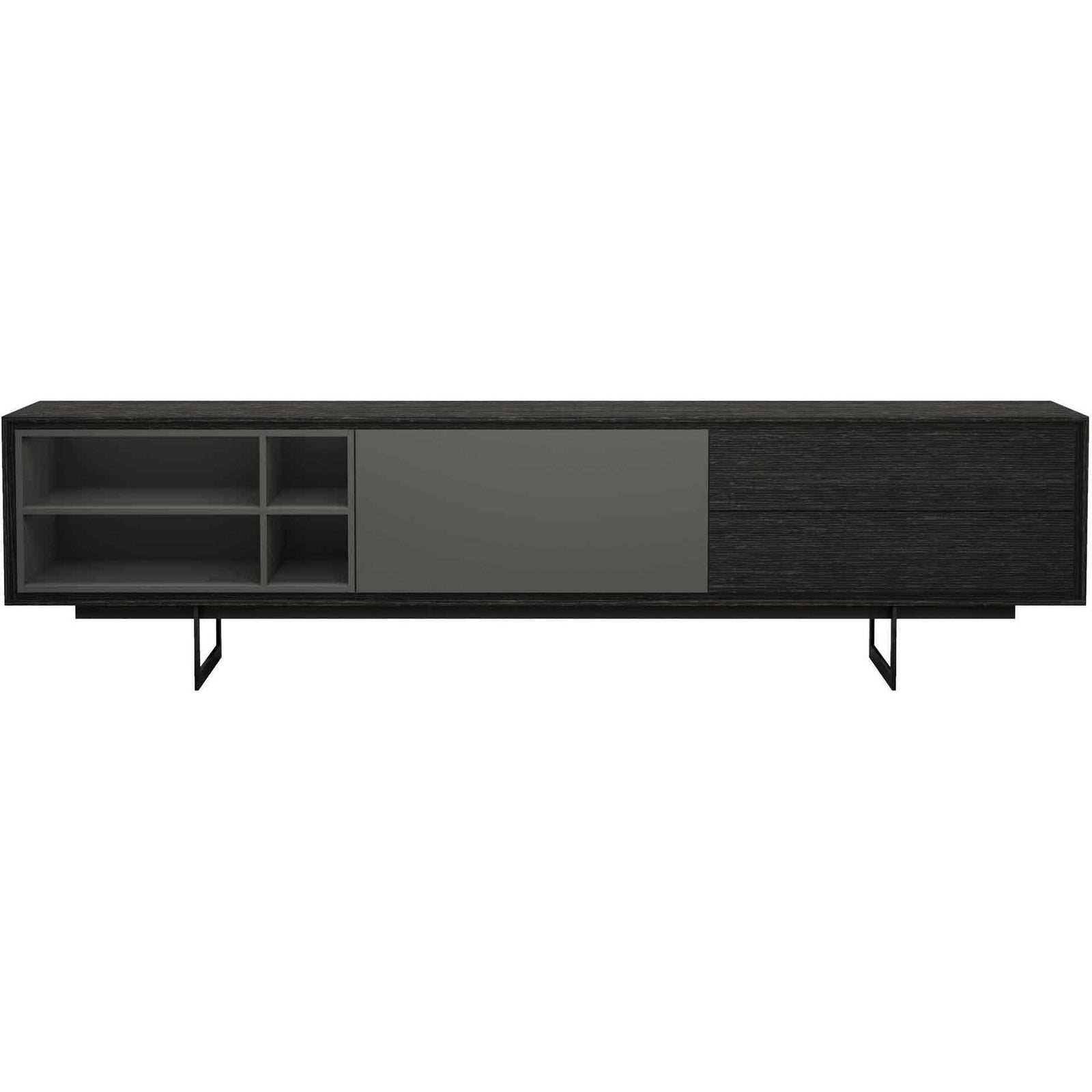 Baxter Media Cabinet Gray Oak