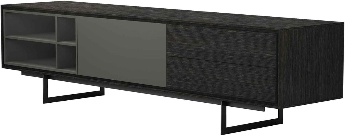Baxter Media Cabinet Gray Oak
