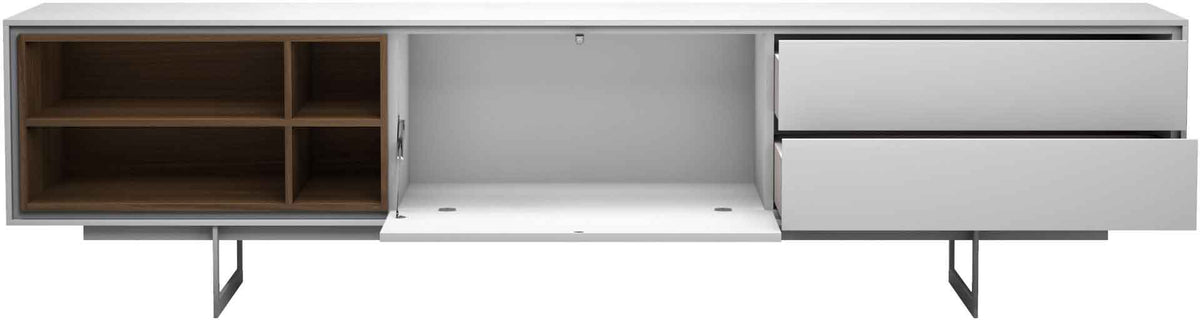 Baxter Media Cabinet White Matte