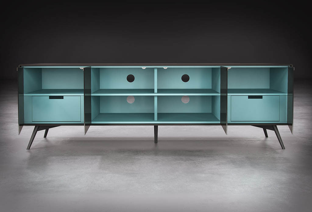 Christopher Media Cabinet Asphalt Matte