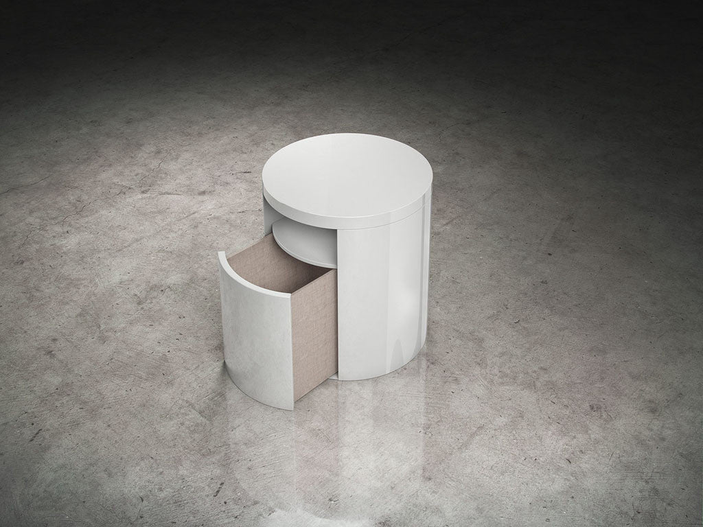 Mulberry Nightstand White