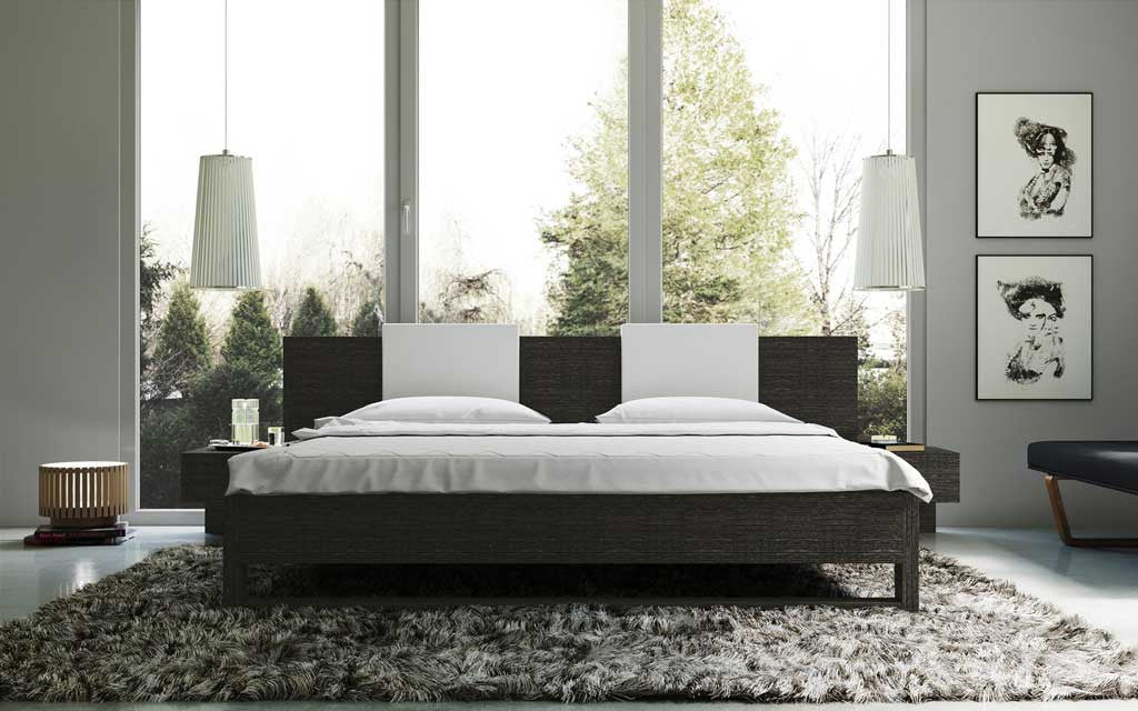 Monroe Bed Gray Oak