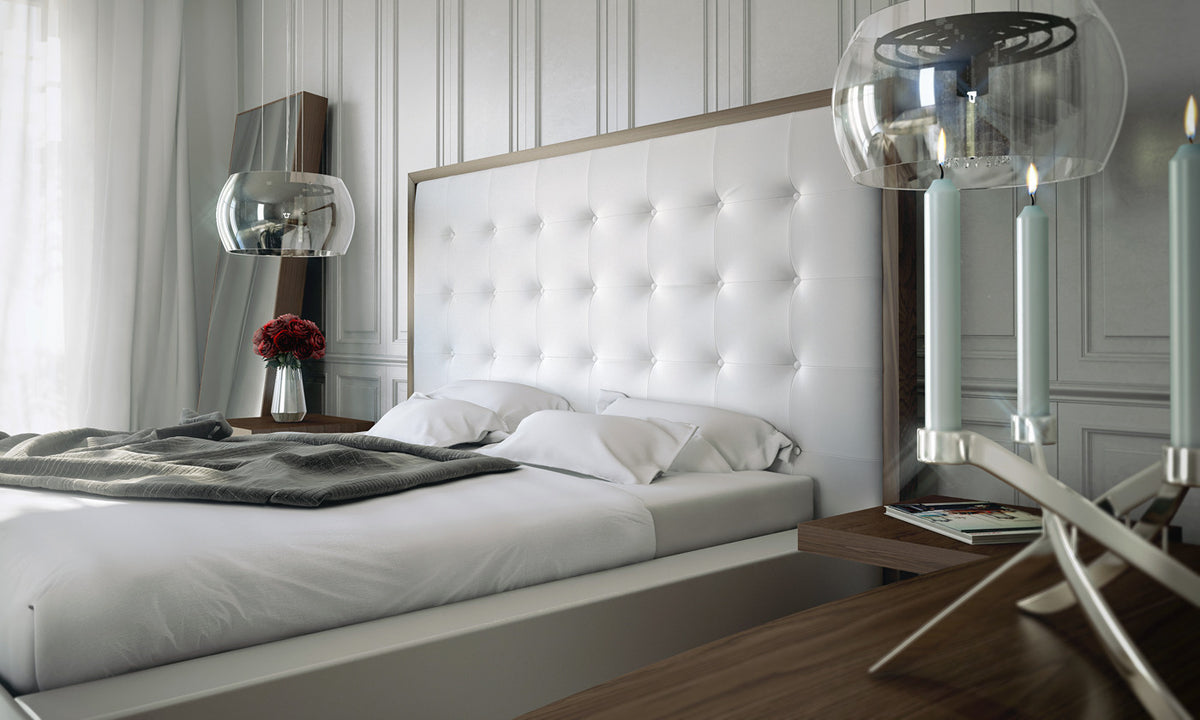 Ludlow Bed Walnut/White