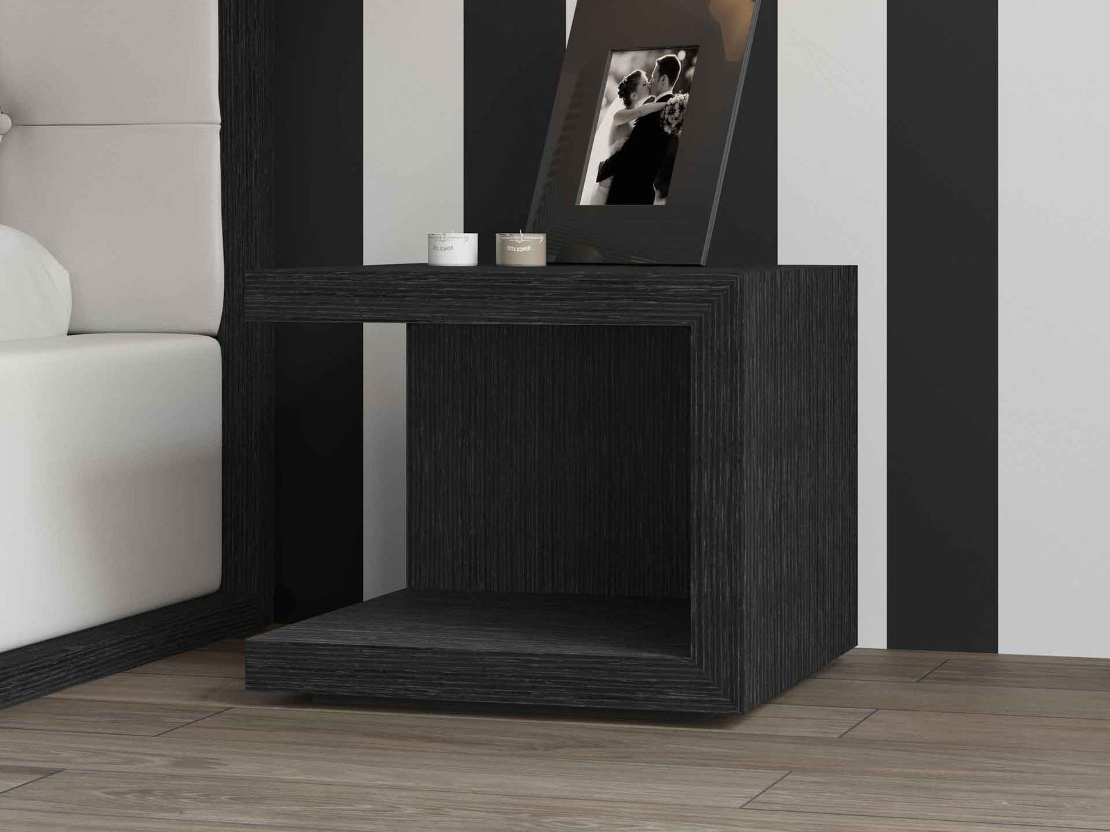 Ludlow Nightstand Gray Oak