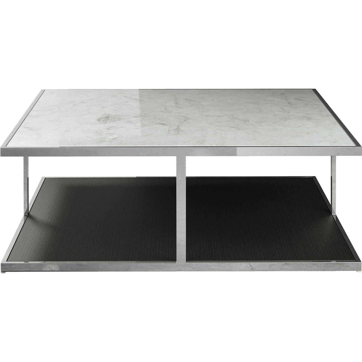 Ann Coffee Table White Marble/Wenge