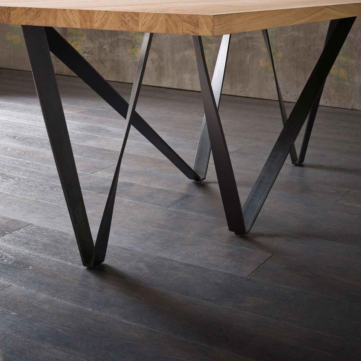 Genoa Dining Table Natural Oak/Anthracite