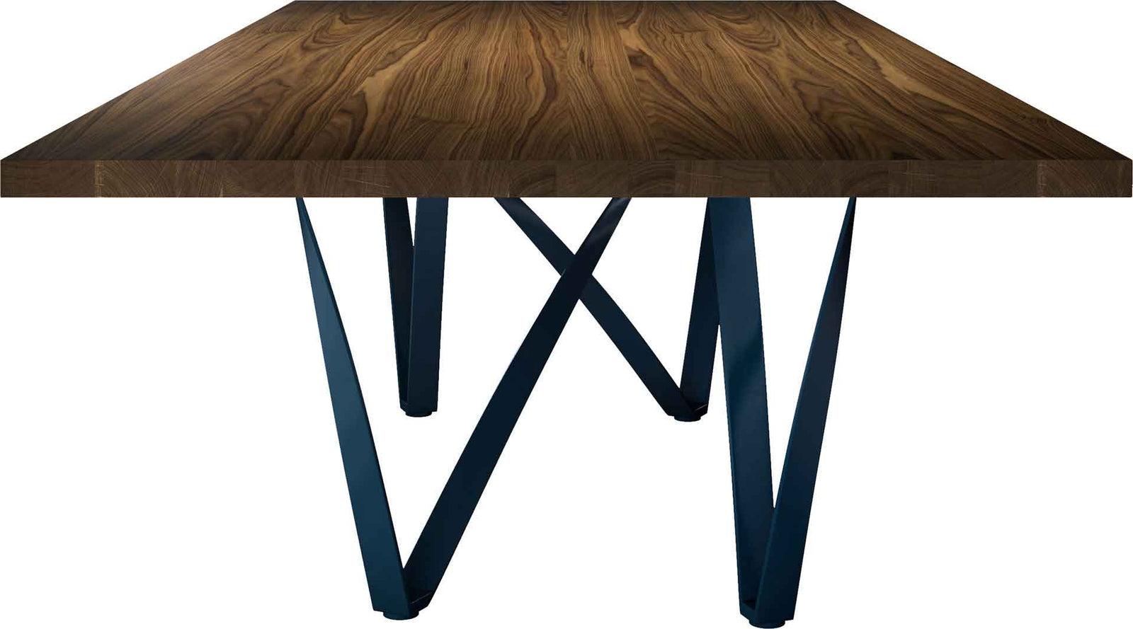 Genoa Dining Table Canaletto Walnut/Deep Ocean