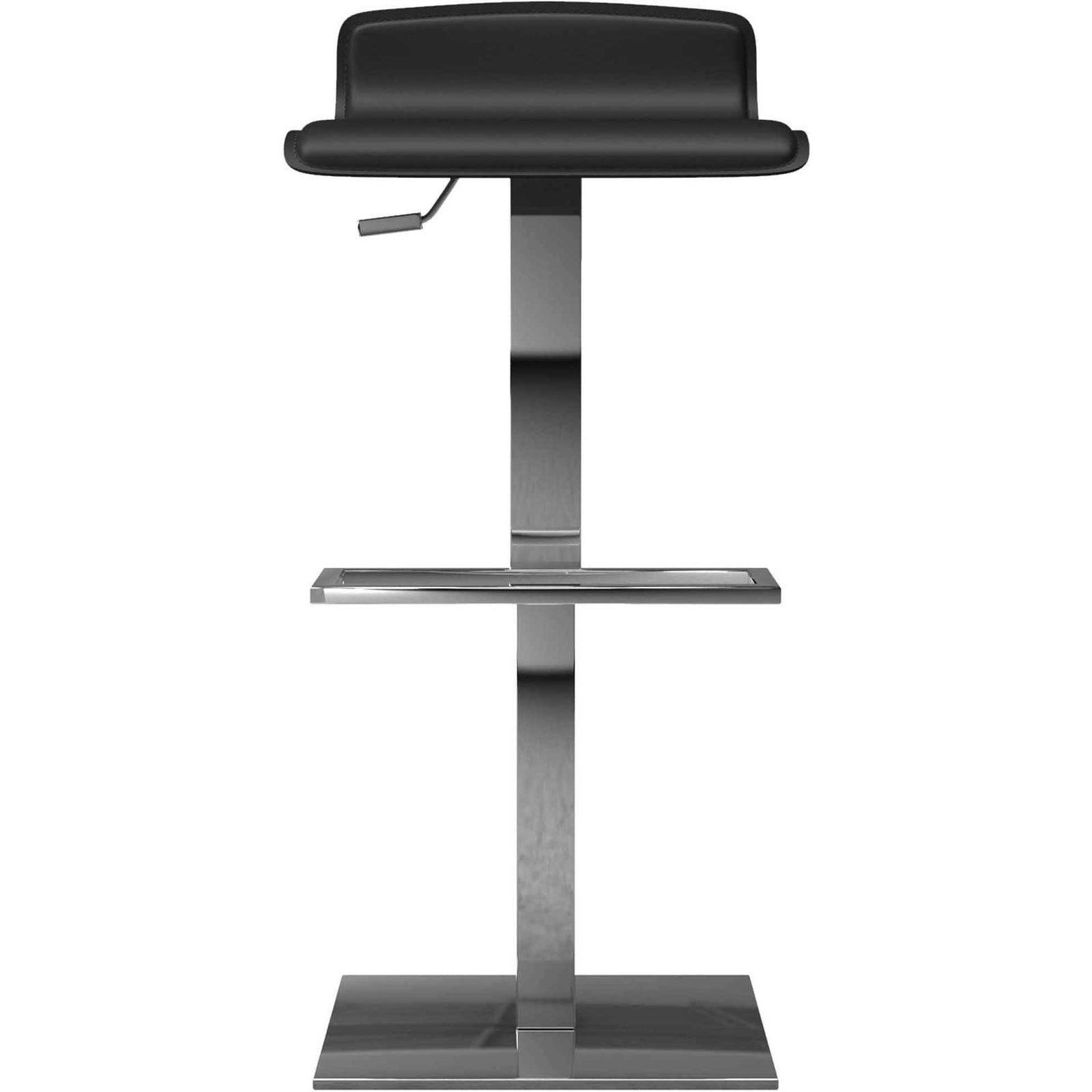 Messina Bar Stool Reclaimed Black/Chrome