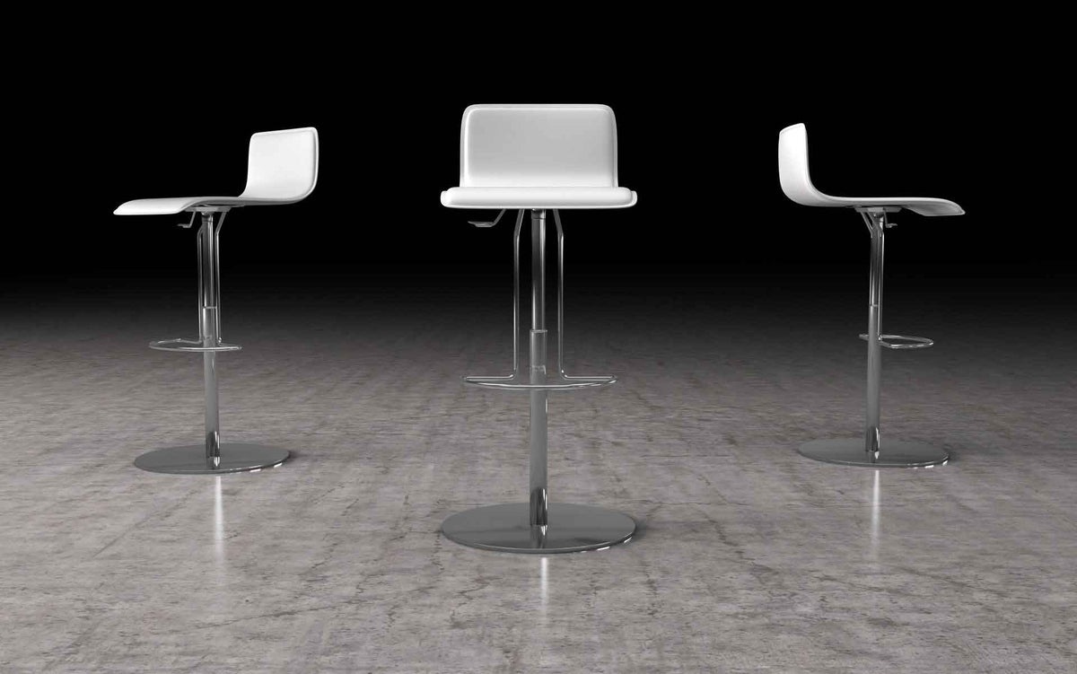 Prato Bar Stool Reclaimed White