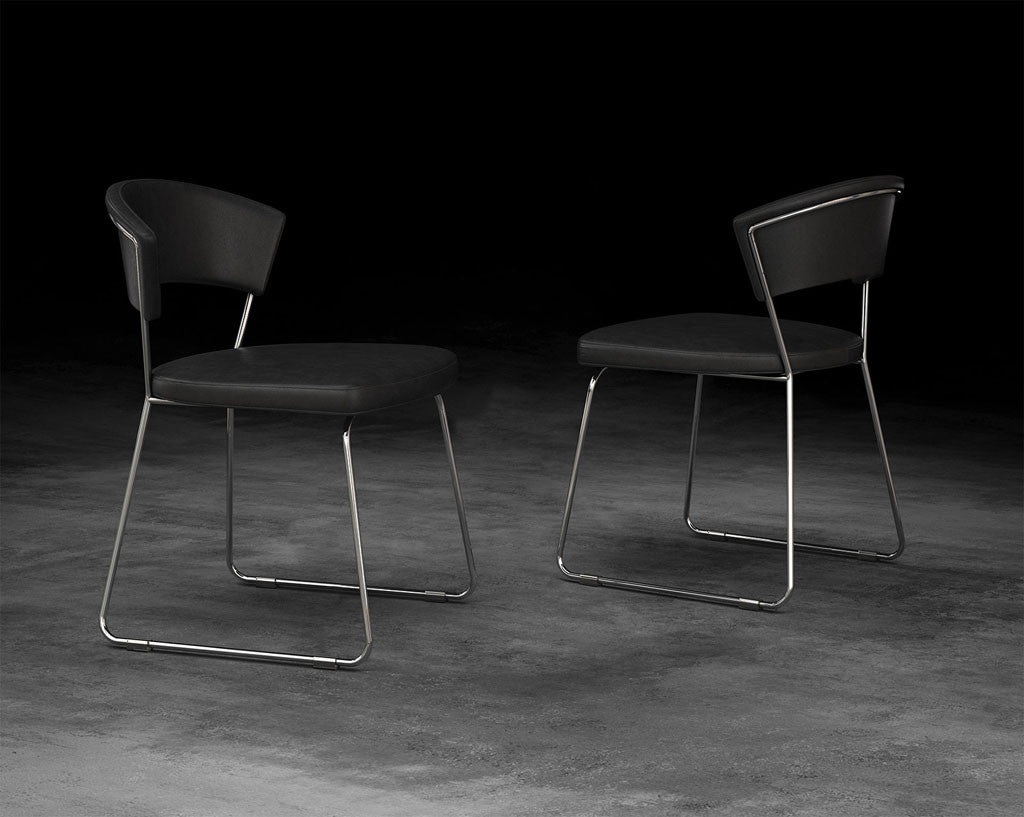 Delancey Dining Chair Black (Set of 2)