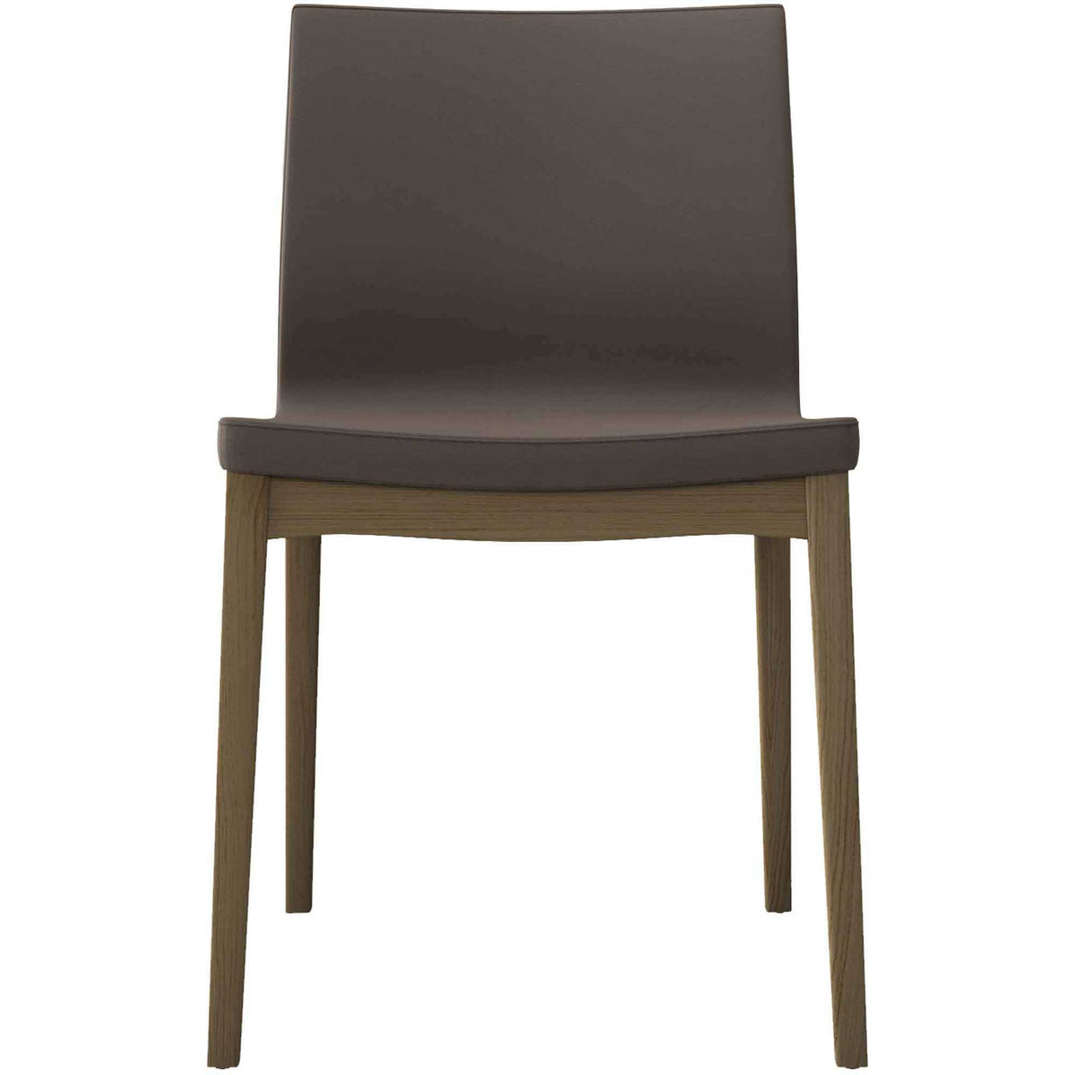 Enna Dining Chair Dove Gray/Natural Oak (Set of 2)