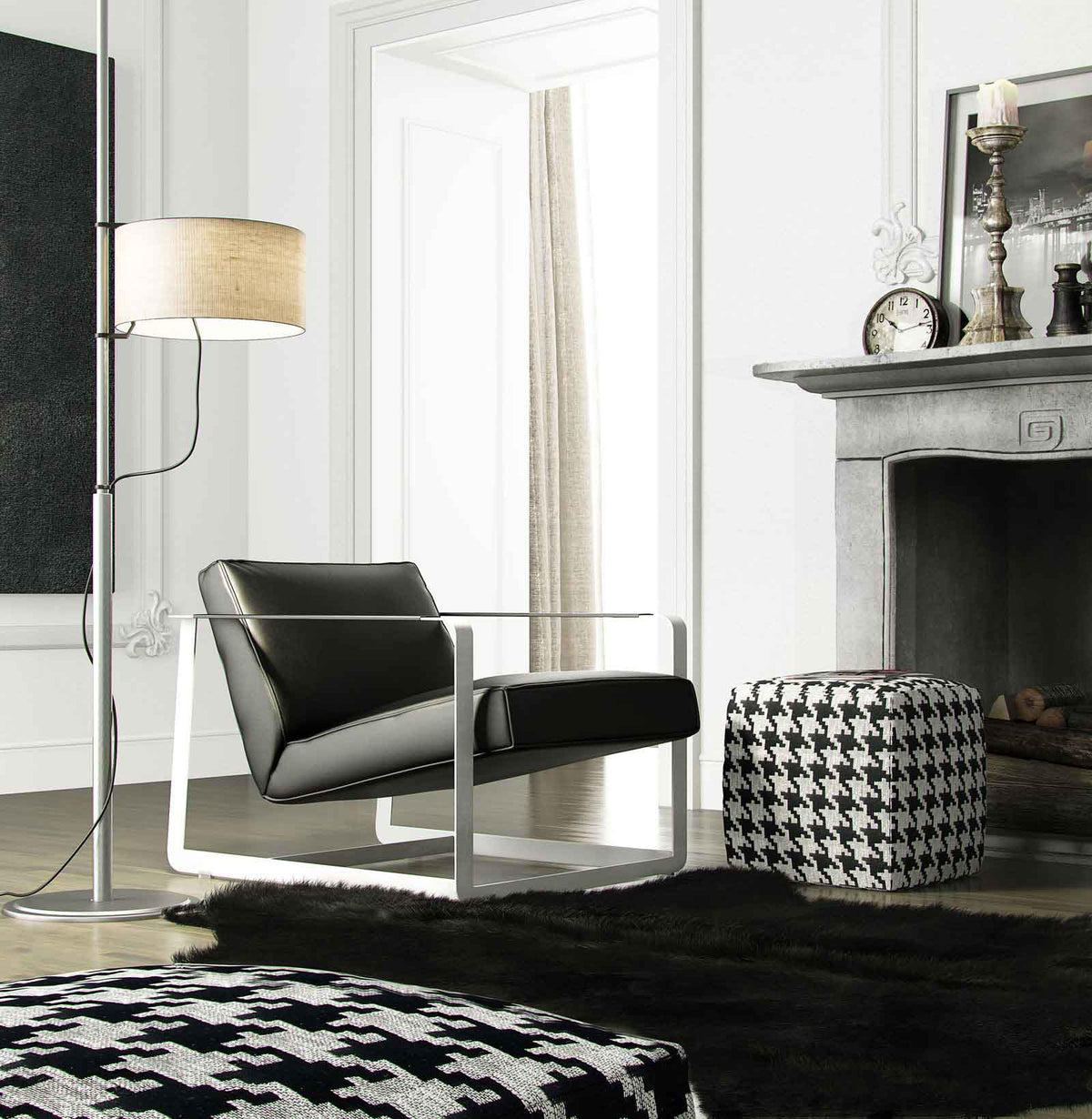 Crosby Lounge Chair Black