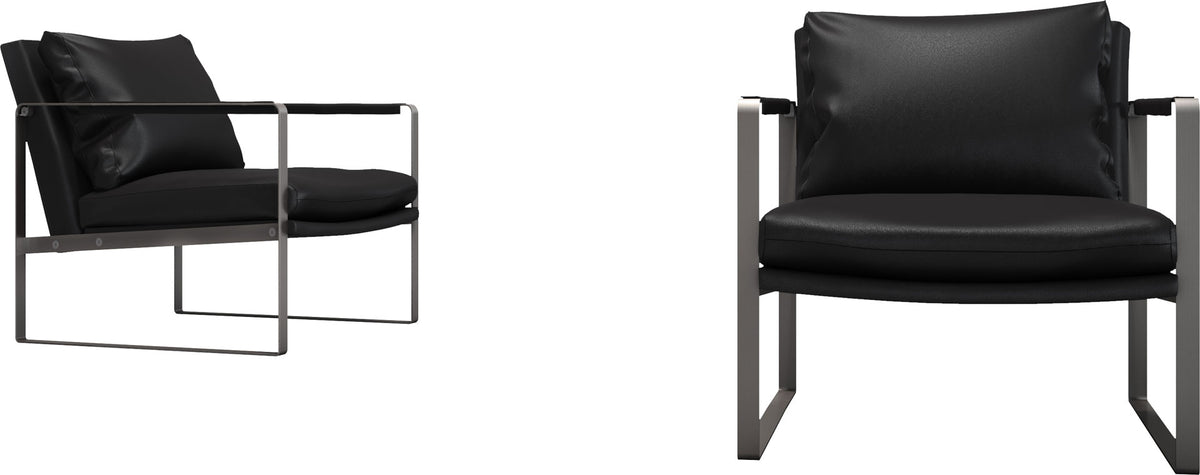 Charles Armchair Black