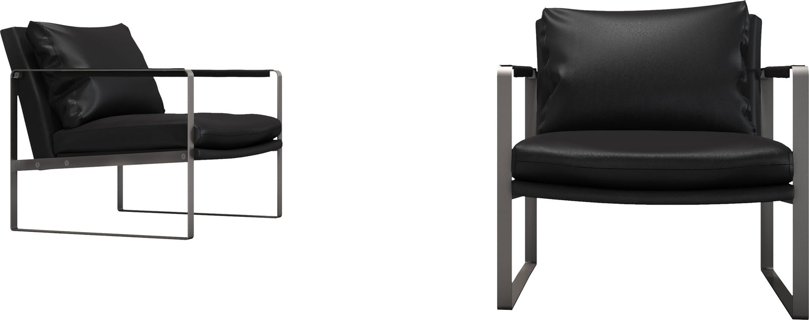 Charles Armchair Black