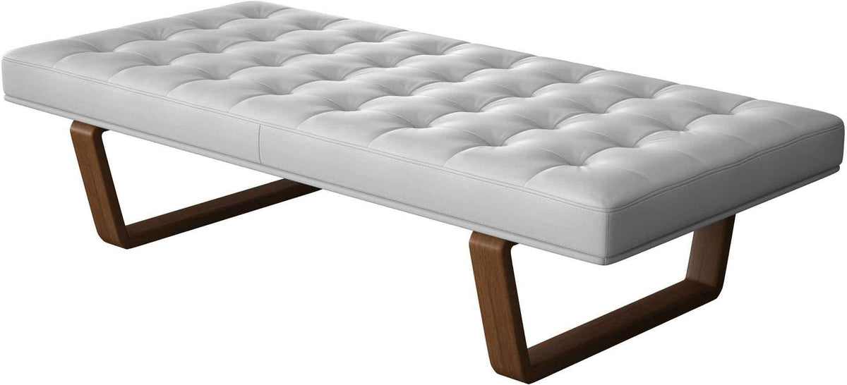 Charlton Bench Soft Snow/Walnut