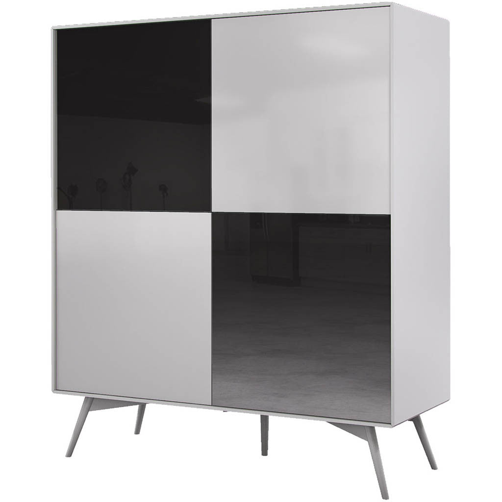 Christopher Highboard White Matte