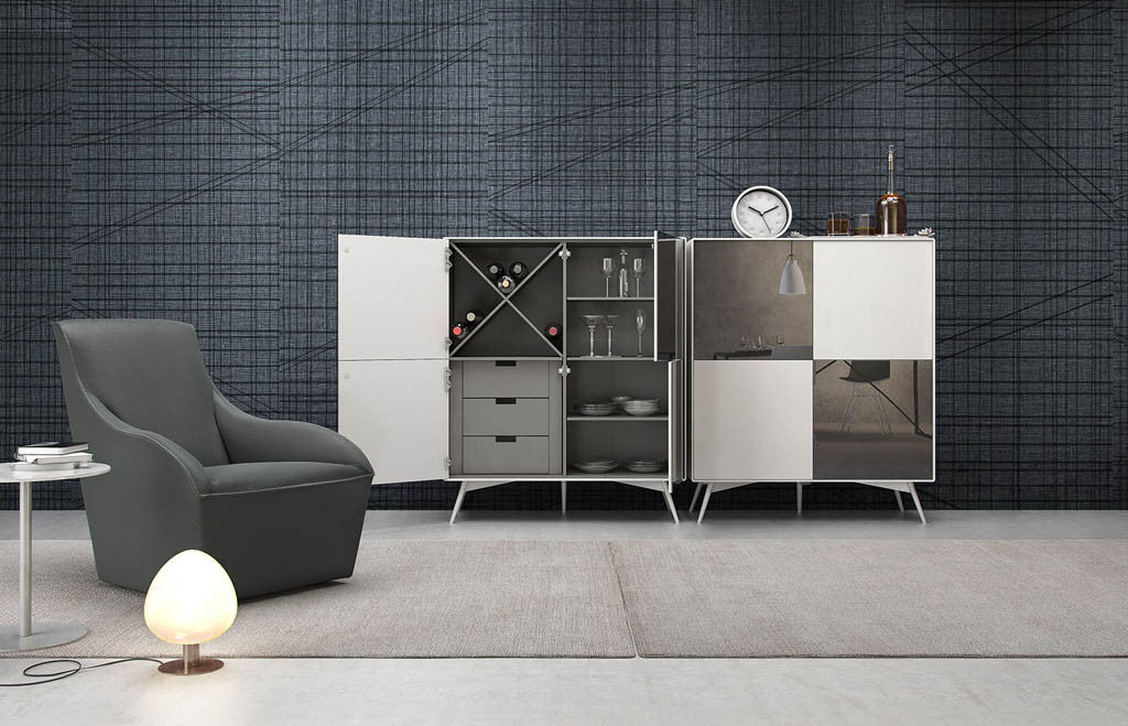 Christopher Highboard White Matte